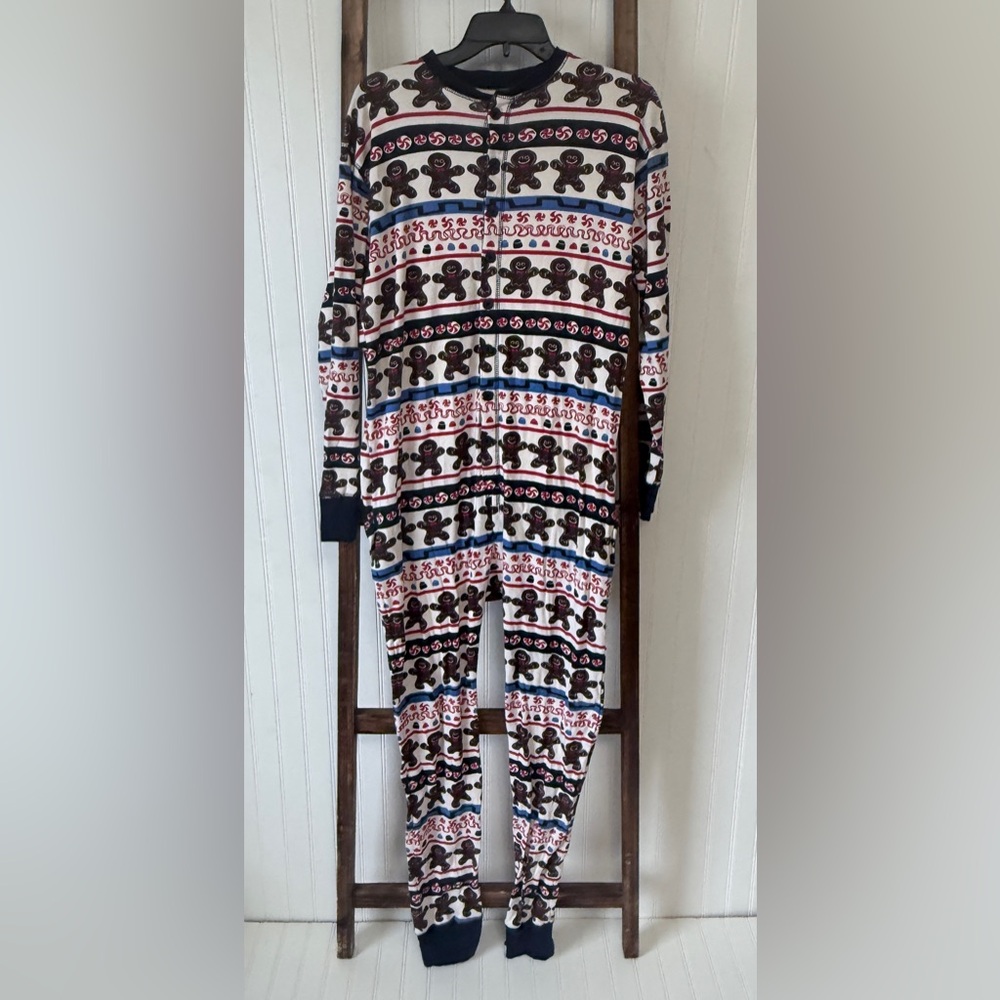 Lazy One Sweet Cheeks Gingerbread Flapjack Onesie Size Large